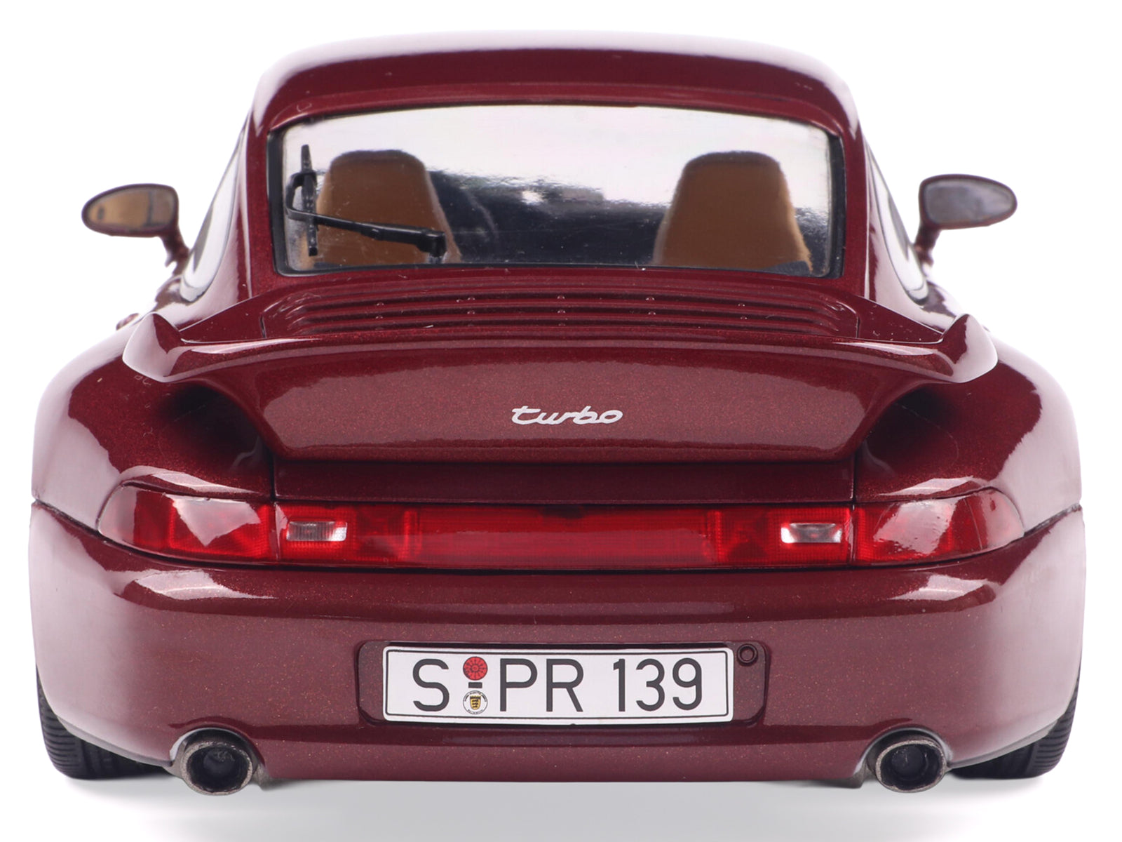 1997 Porsche 911 (993) Turbo Arena Red Metallic 1/18 - Image 5