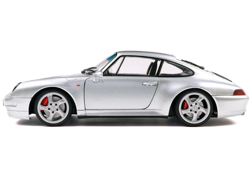 1996 Porsche 911 (993) 4S Polar Silver Metallic 1/18 - Image 2