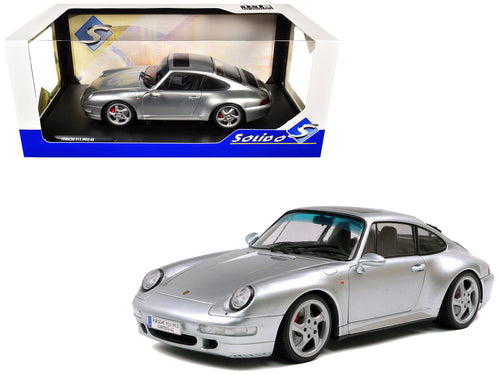 1996 Porsche 911 (993) 4S Polar Silver Metallic 1/18