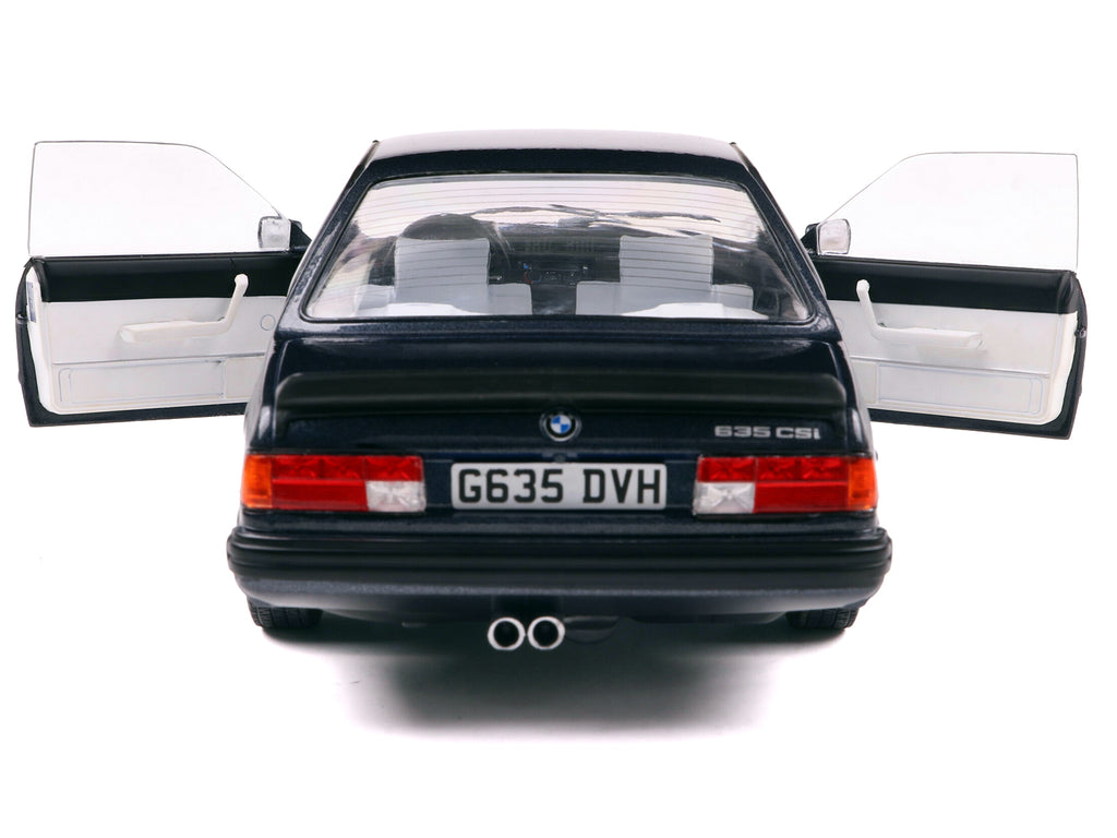 1984 BMW 635 CSI (E24) Macau Blue Metallic 1/18 - Image 4