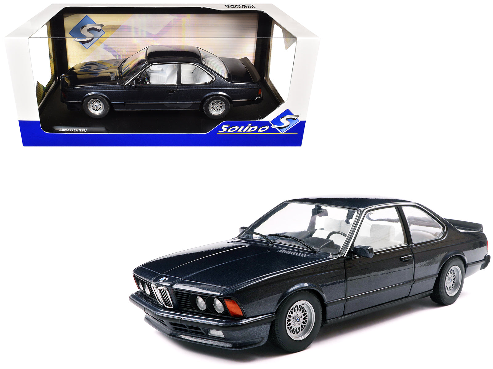 1984 BMW 635 CSI (E24) Macau Blue Metallic 1/18