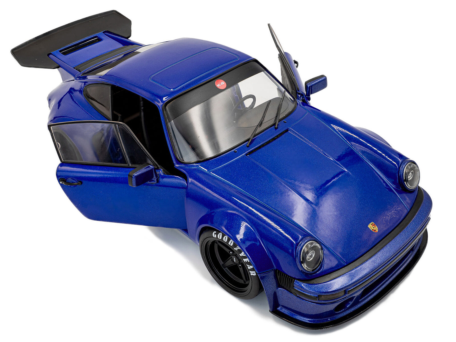 2024 Porsche 911 KS-R by Khyzyl Saleem Dark Blue Metallic 1/18 - Image 2