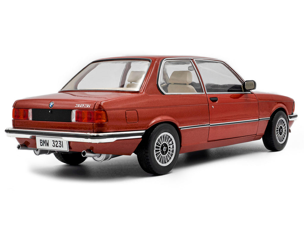 1980 BMW 323i Ruby Red Metallic 1/18 - Image 4