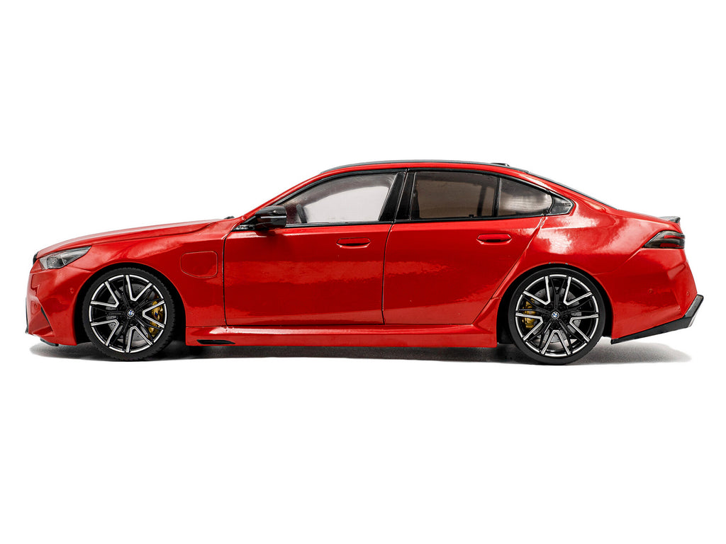2025 BMW M5 Fire Red with Black Top 1/18 - Image 3