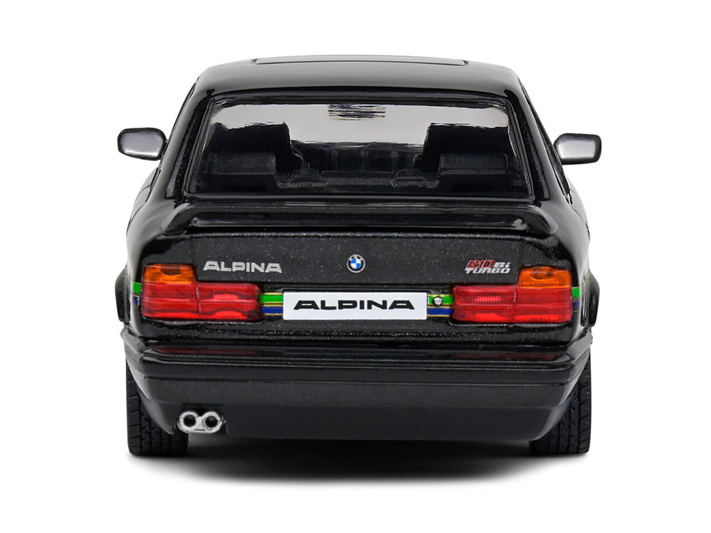 1994 BMW E34 Alpina B10 BiTurbo Black Metallic with Green Graphics 1/43 - Image 5