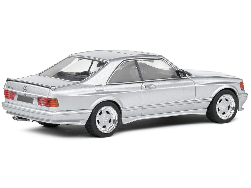 1990 Mercedes-Benz 560 SEC AMG WideBody Silver Metallic 1/43 - Image 3