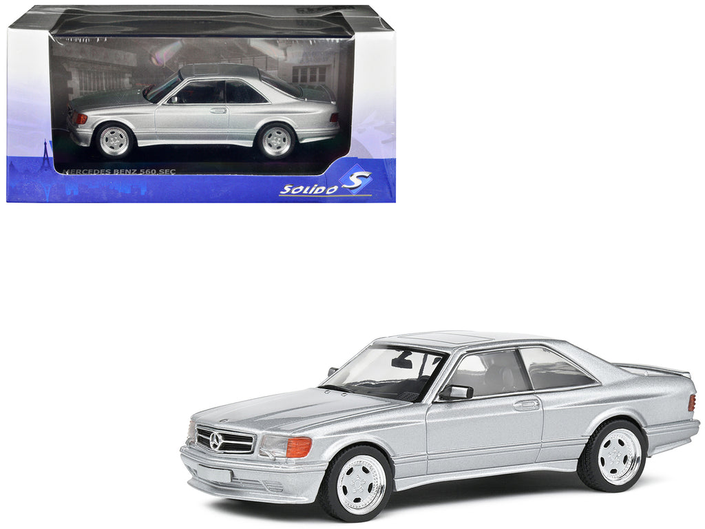 1990 Mercedes-Benz 560 SEC AMG WideBody Silver Metallic 1/43