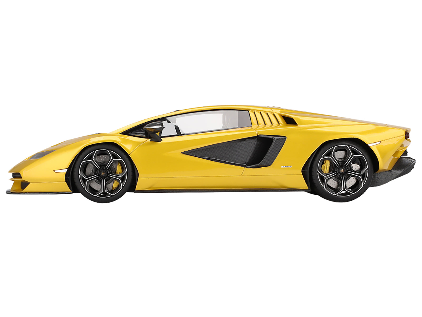 Lamborghini Countach LPI 800-4 New Giallo Orion Gold Metallic 1/18 Model Car - Image 3