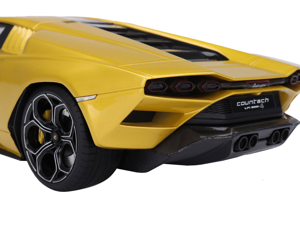 Lamborghini Countach LPI 800-4 New Giallo Orion Gold Metallic 1/18 Model Car - Image 5
