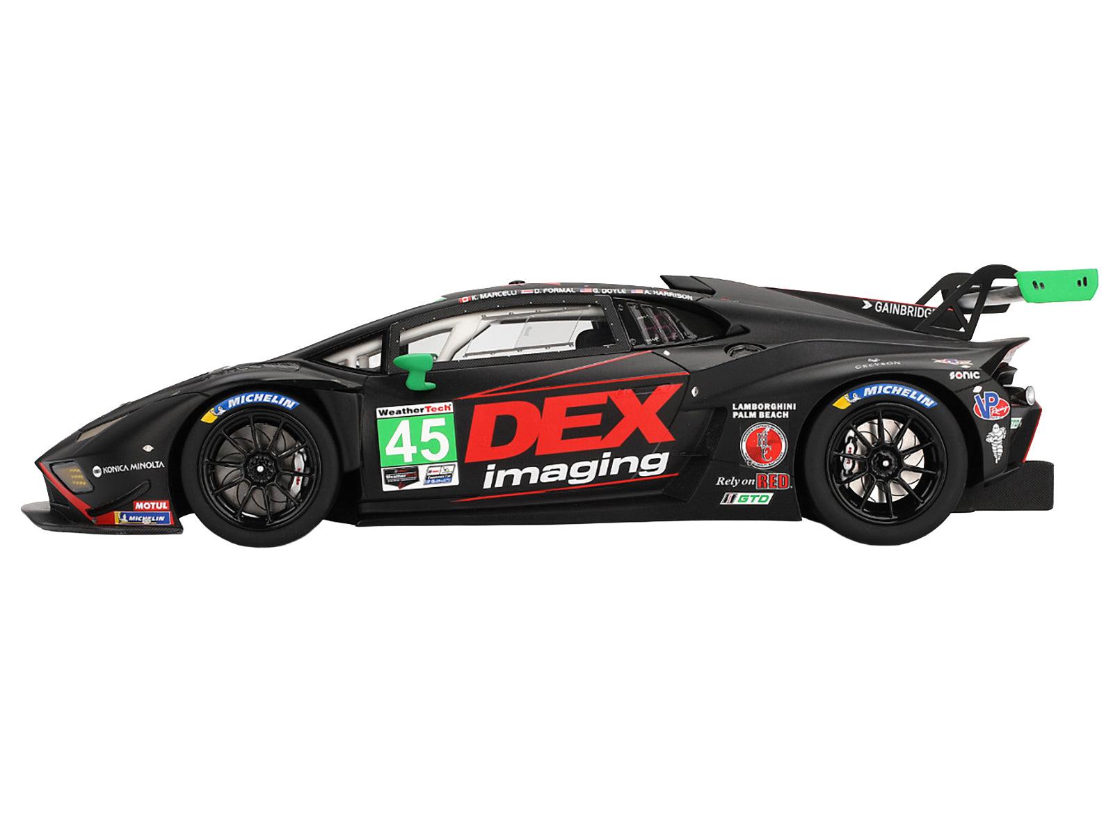 Lamborghini Huracan GT3 EVO2 #45 Graham Doyle - Danny Formal - Ashton Harrison - Kyle Marcelli "Wayne Taylor Racing with Andretti" "24 Hours of Daytona" (2024) 1/18 Model Car - Image 3