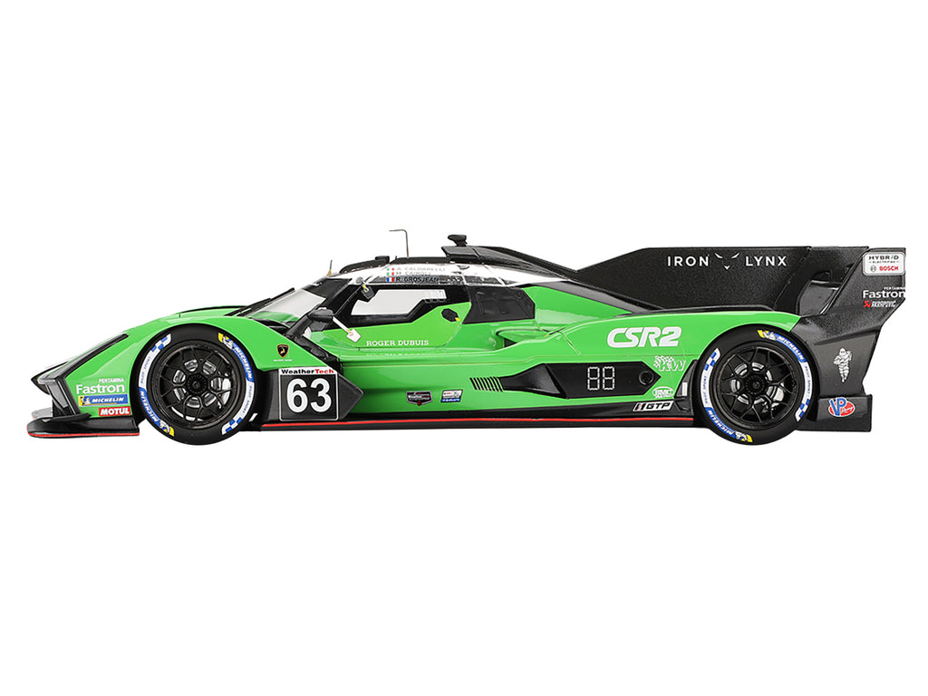 Lamborghini SC63 #63 Matteo Cairoli - Andrea Caldarelli - Romain Grosjean "Iron Lynx" IMSA "12 Hours of Sebring" (2024) 1/18 Model Car - Image 3