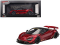 McLaren 720S "LB-Works" Gem Red Metallic with Black Top 1/18 Model Car