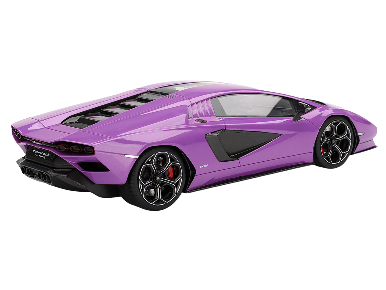 Lamborghini Countach LPI 800-4 Viola 30th Purple Metallic 1/18 Model Car - Image 5