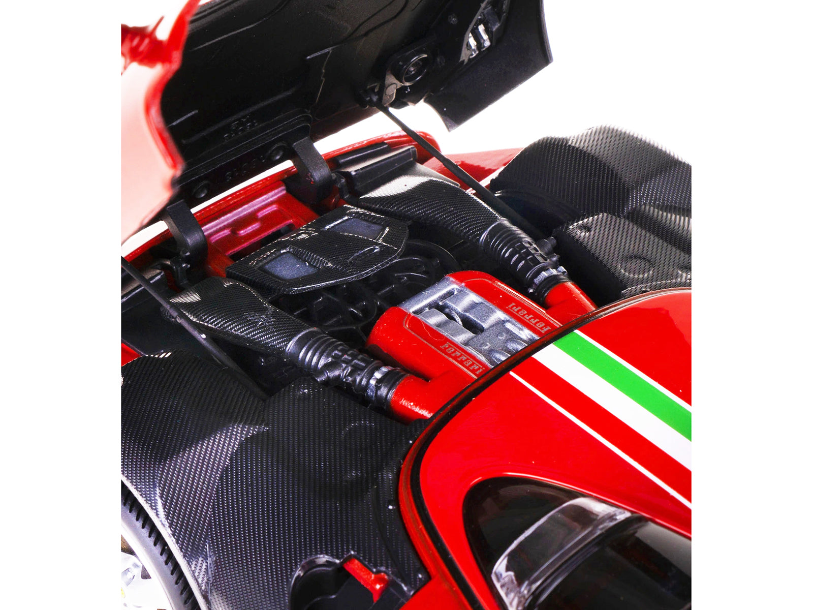 Ferrari Monza SP1 Red with Italian Flag Stripes "" 1/18 - Image 3