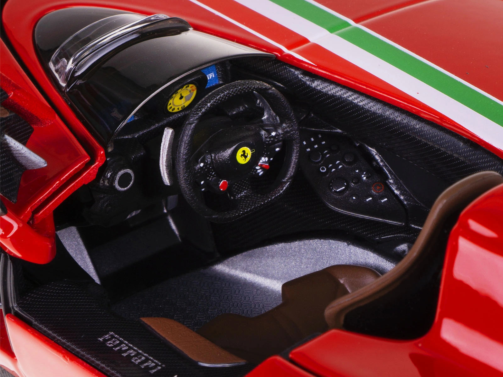 Ferrari Monza SP1 Red with Italian Flag Stripes "" 1/18 - Image 4